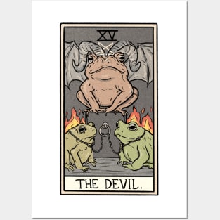 The Devil Toad Tarot Card Posters and Art